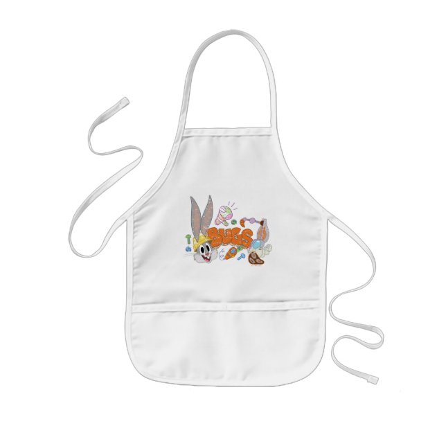Avental Infantil BUGS BUNNY BUILDERS™| Esboço do BUGS BUNNY™ (Frente)