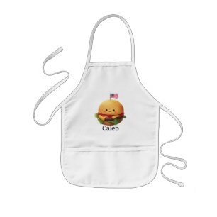 Avental Infantil Burger Americano Personalizado