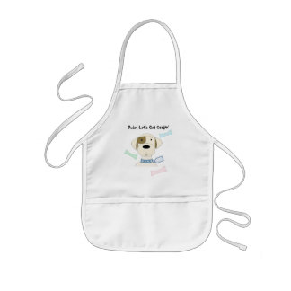 Avental Infantil Cachorro de Desenho Animado com Dito Divertido