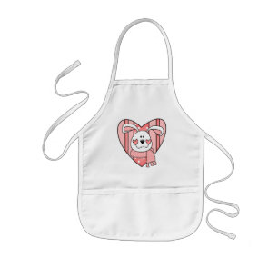 Avental Infantil Camisas e presentes do coelho de coelho T dos