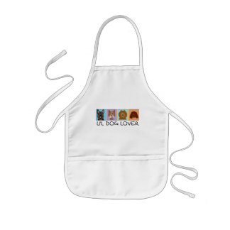 Avental Infantil Camiseta e presentes do amante do cão pequeno