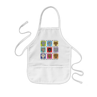Avental Infantil Camiseta e presentes do amante do gato do Meow