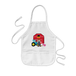 Avental Infantil Camiseta e presentes do pátio