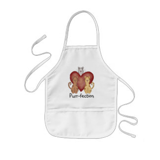 Avental Infantil Camiseta e presentes do purr-fection dos gatos