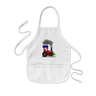 Avental Infantil Camiseta e presentes do trem de Choo Choo