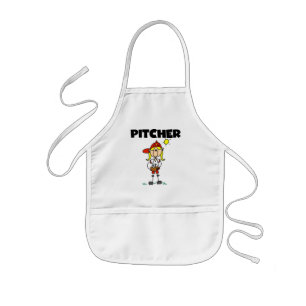 Avental Infantil Camisetas e Presentes para Meninas Arremessadoras