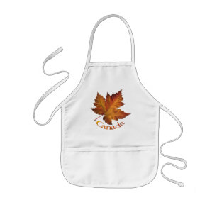 Avental Infantil Canadá Bandeira Souvenir Kids Apron Canada Souveni