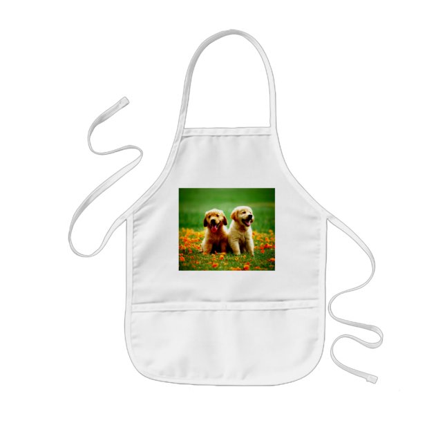 Avental Infantil cão crianças Apron (Frente)