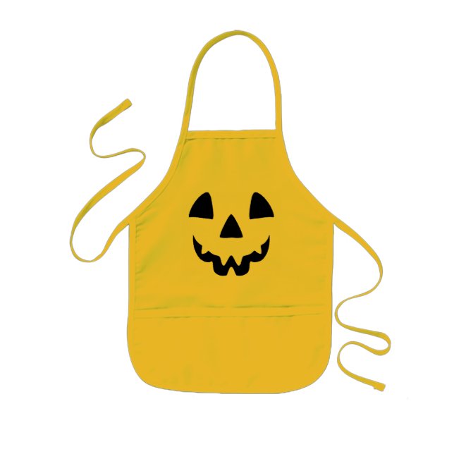 Avental Infantil Cara da Jack-O-Lanterna (Frente)