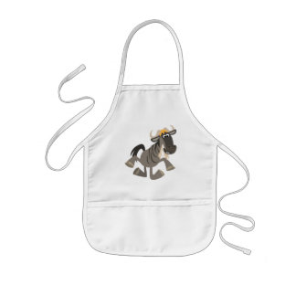 Avental Infantil Caricatura Dançando Crianças Selvagens Apron