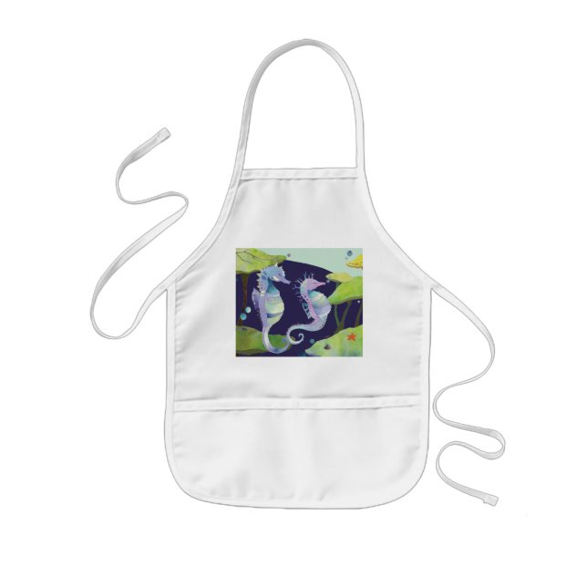 Avental Infantil Cavalo do Mar dos Sonhos (Frente)