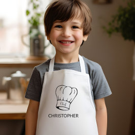 Avental Infantil Chapéu de Chef Personalizado