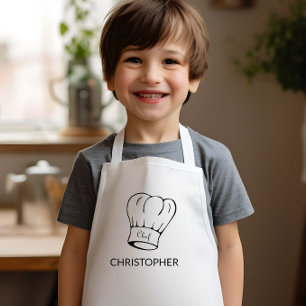 Avental Infantil Chapéu de Chef Personalizado