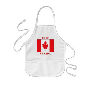 Avental Infantil Chef Canadá Apron