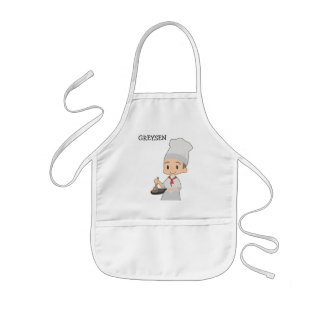 Avental Infantil Chef de Garoto Bonito