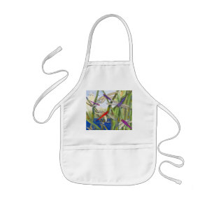 Avental Infantil Child Apron com Dragonflies