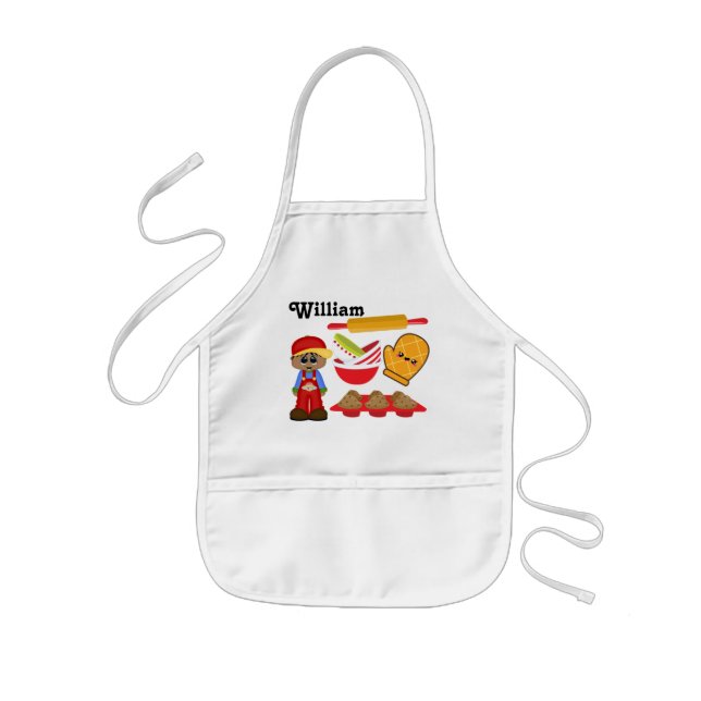 Avental Infantil Confeitaria Personalizada (Frente)