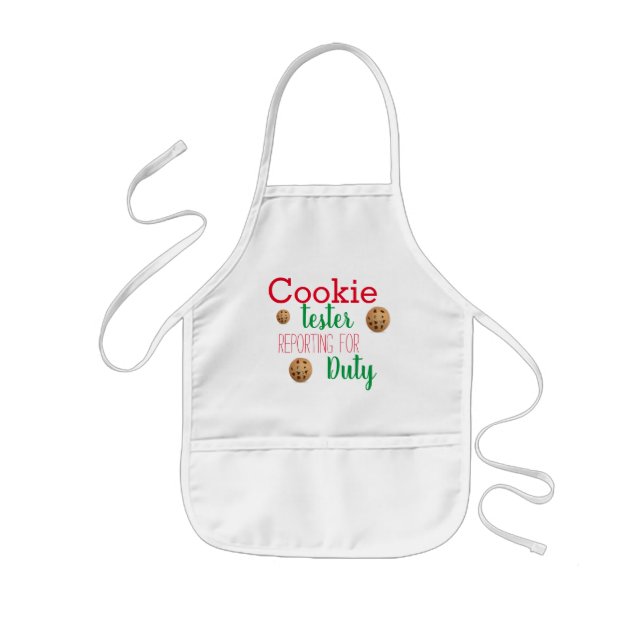 Avental Infantil Cookie Tester (Frente)