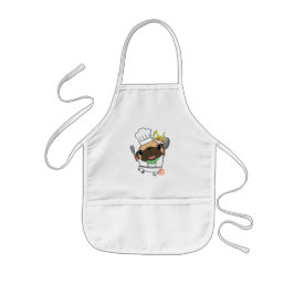 Avental Infantil Cooking Pug
