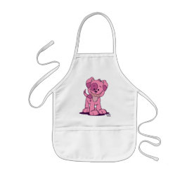 Avental Infantil Cozinhar de cachorrinho rosa Apron