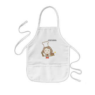 Avental Infantil Cozinheira Menina Fofa