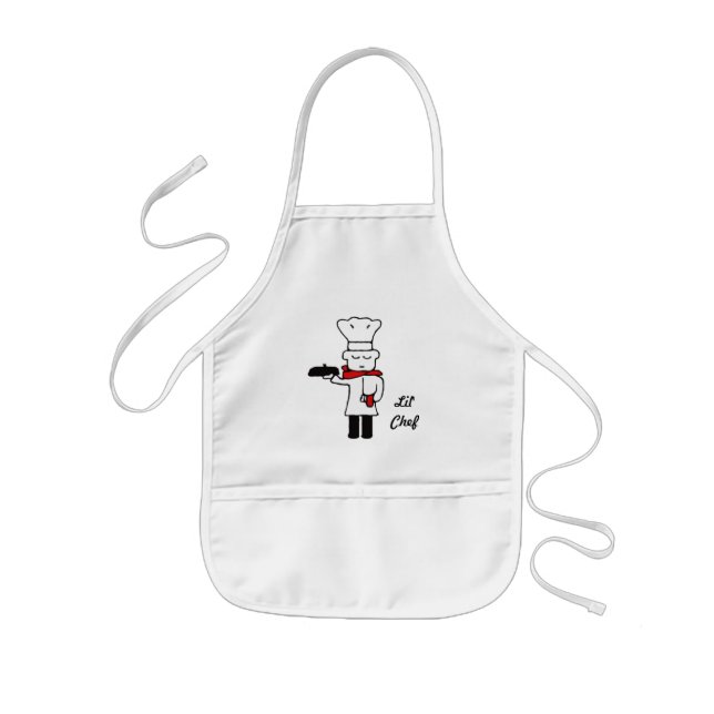 Avental Infantil cozinheiro chefe, Lil'Chef (Frente)