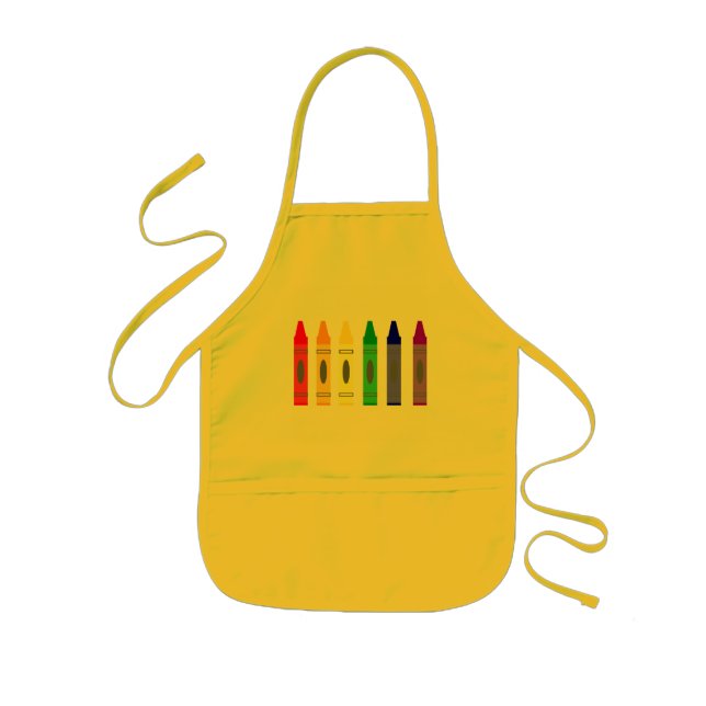 Avental Infantil Crayon Artist 1 Apron (Frente)