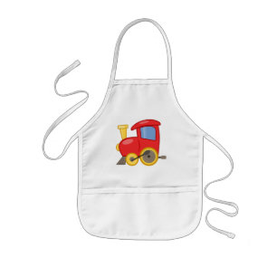 Avental Infantil Crianças Apron/Comboio de Brinquedo
