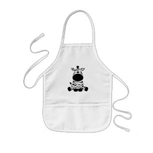 Avental Infantil Crianças Apron/Zebra