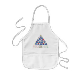 Avental Infantil Crianças de Natal Apron Crianças "Berry Christmas"