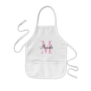 Avental Infantil Crianças e Adultos Aprons - Nome e Monograma