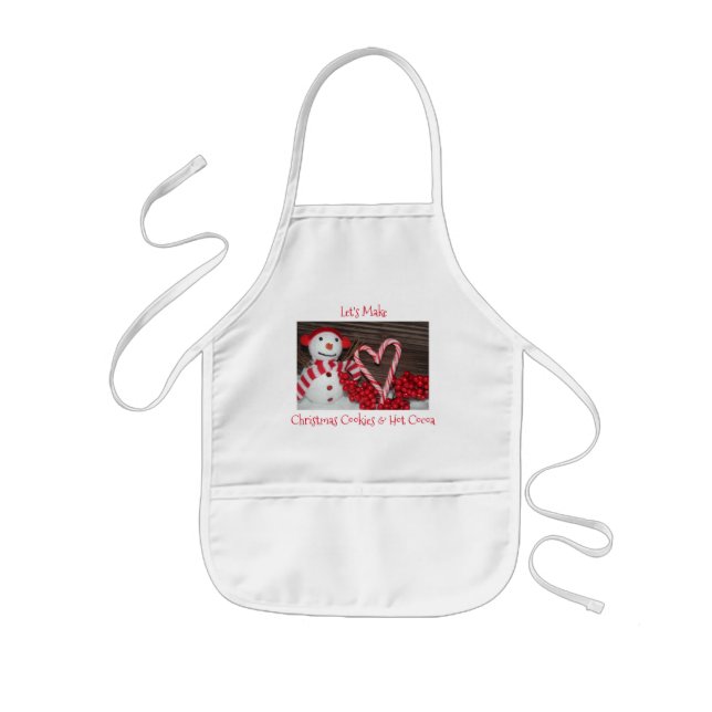Avental Infantil Crianças Feriado Apron (Frente)