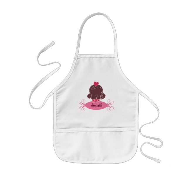 Avental Infantil Crianças Personalizadas Apron (Frente)