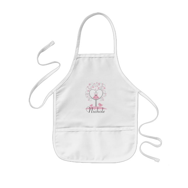 Avental Infantil Crianças Personalizadas Apron/Árvore Whimsical com (Frente)