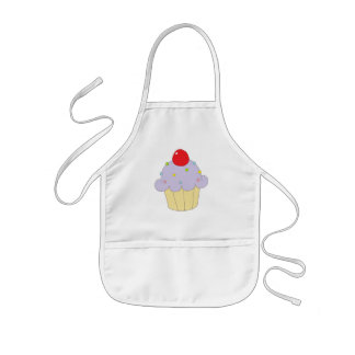 Avental Infantil Cupcake roxo
