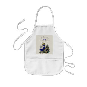 Avental Infantil Curiosa Alice ~ Apron Wonderland