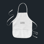 Avental Infantil Custom Name Kids Apron<br><div class="desc">Custom Name Kids Apron</div>