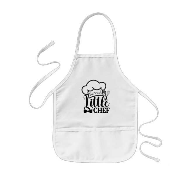 Avental Infantil Custom name kids apron (Frente)