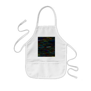 Avental Infantil Design de texto São Paulo I Kids Apron