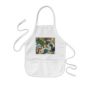 Avental Infantil Dinossauro do Miúdo Apron