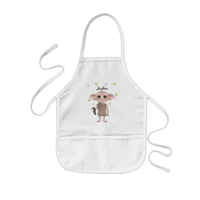 Avental Infantil Dobby Watercolor Character Art (Frente)