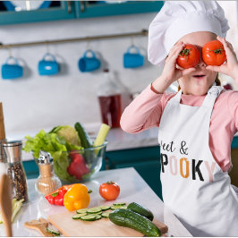 Avental Infantil Doce Colorido E Spooky | Feliz Dia das Bruxas