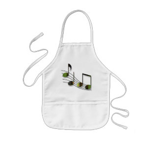 Avental Infantil Dubstep Notes Apron