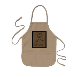 Avental Infantil Eagle Baby e Pegadas na Areia "One Day"