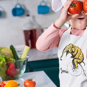 Avental Infantil Elefantes em Bikes = Yikes