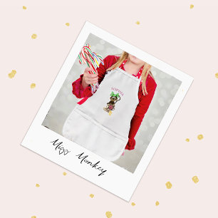 Avental Infantil Enfermeiro do Arco Verde Macaco-Grito