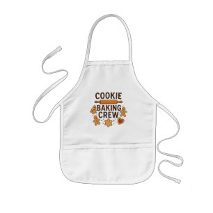 Avental Infantil Equipe Baking Cookie - Feriado Gingerpão Cute