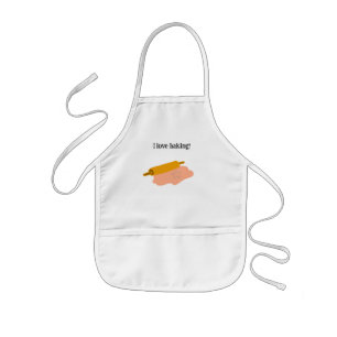 Avental Infantil Eu Adoro Baking