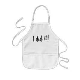 Avental Infantil Eu Consegui! Apron Kids