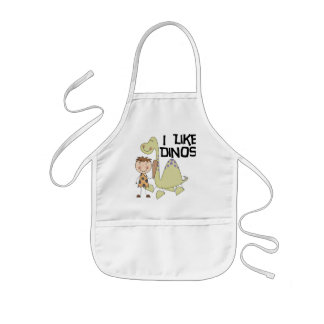 Avental Infantil Eu gosto de Dinos - camiseta e presentes do menino